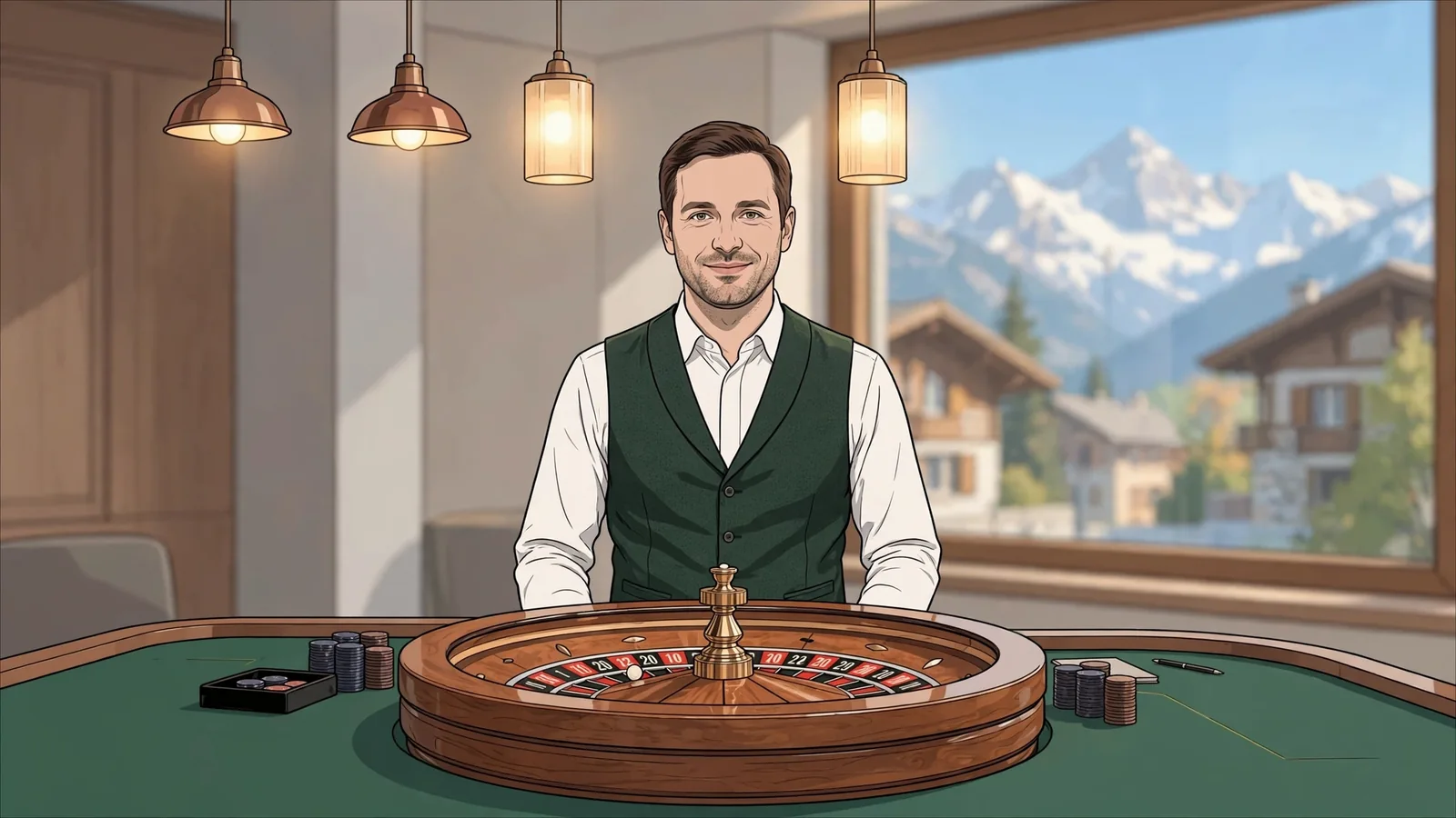 Live-Roulette Schweiz mit deutschsprachigen Dealern